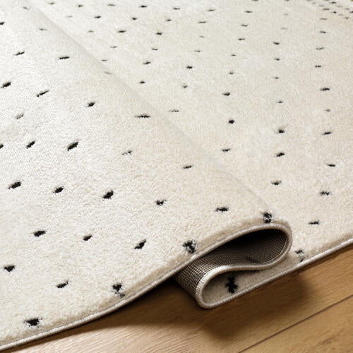 Livabliss Freud Machine Woven Rug — Ivory / Charcoal | FEU-2303 - construction