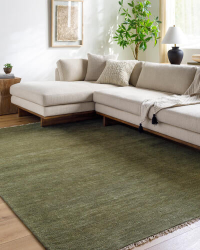 Epic Handmade Rug — Moss Green | EPI-2314 - colour & pattern