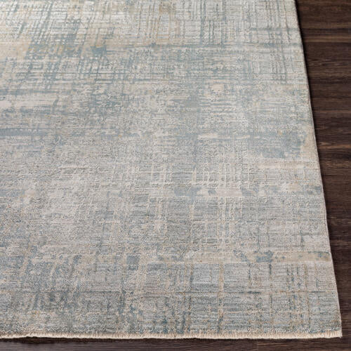 Brunswick Machine Woven Rug — Ice Blue / Taupe| BWK-2301