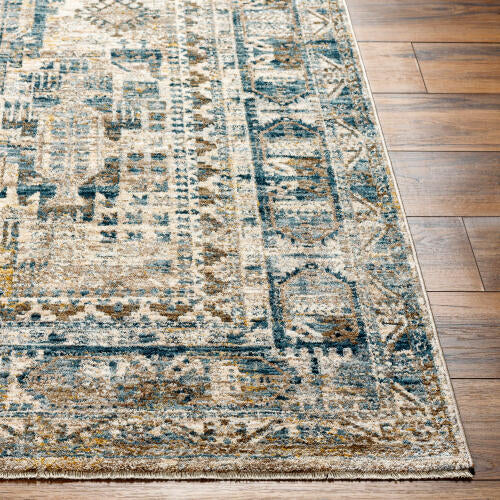Livabliss Mirabel Machine Woven Rug — Ivory / Denim | MBE-2302