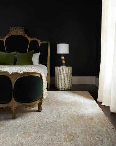 Antalya Handmade Wool Rug — Tan / Sage | ANT-2301 - colour & pattern