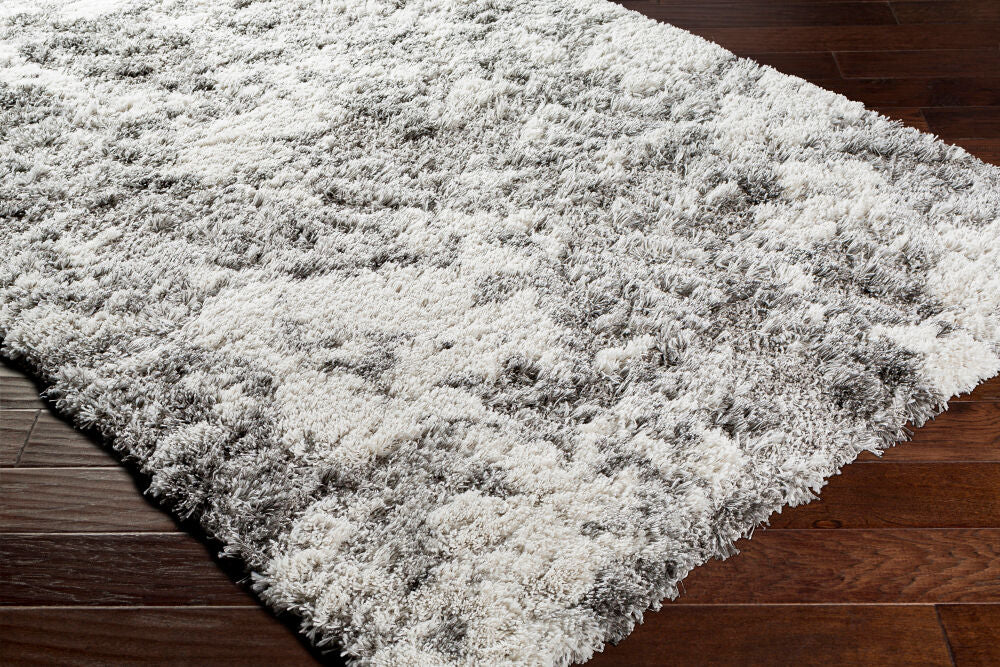Alta Shag Machine Woven Rug — Off-White / Gray | ASG-2304
