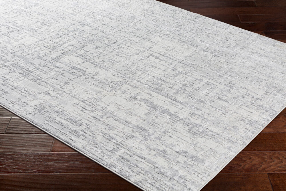 Aisha Machine Woven Rug — Light Gray / Off-White | AIS-2305
