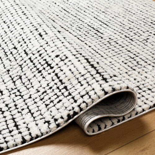 Livabliss Freud Machine Woven Rug — Ivory / Charcoal | FEU-2305