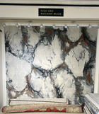 8'X10' High-Graded Polyester Contemporary Style Area Rug-  White/Multi (Power-Loomed)