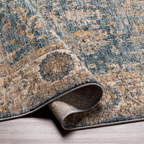 Livabliss Mirabel Machine Woven Rug — Blue / Beige | MBE-2305 - construction