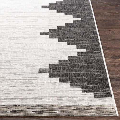 Livabliss  Eagean Machine Woven Rug — Charcoal / Ivory | EAG-2356