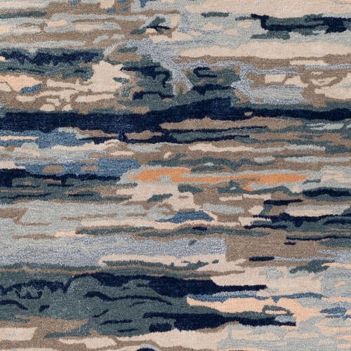 Kavita Handmade Rug — Navy / Taupe | KVT-2302