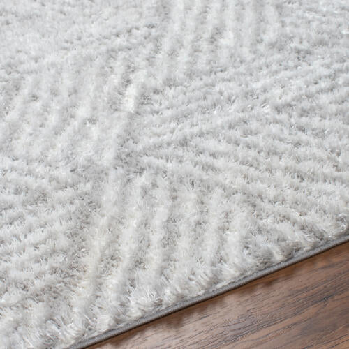 Cloudy Shag Machine Woven Rug — Light Gray | CDG-2320 no
