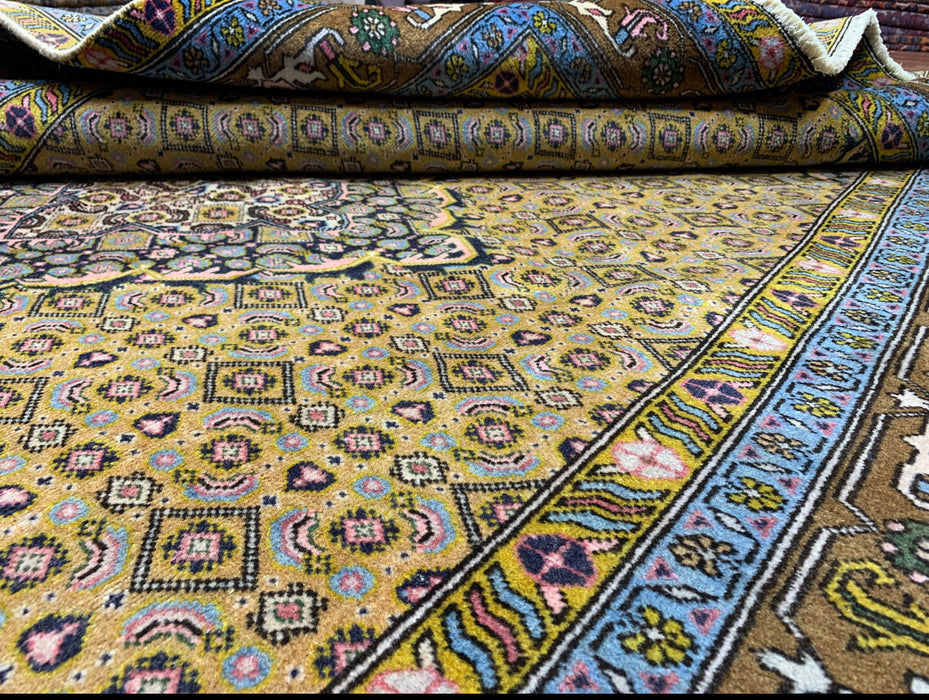 7'x10' Hand-Knotted Persian Olive/Multi Area Rug – KB Rugs 