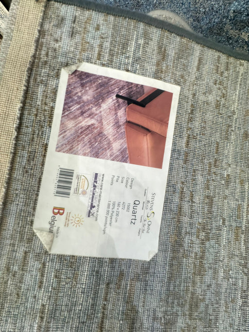 5'x8' Power-Loomed Modern Minimalist Blue/Grey Area Rug – KB Rugs