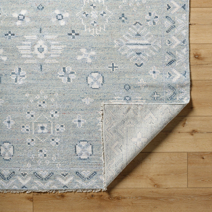 Almeria Hand Knotted Rug — Denim / Dusty Sage | ALM-2302