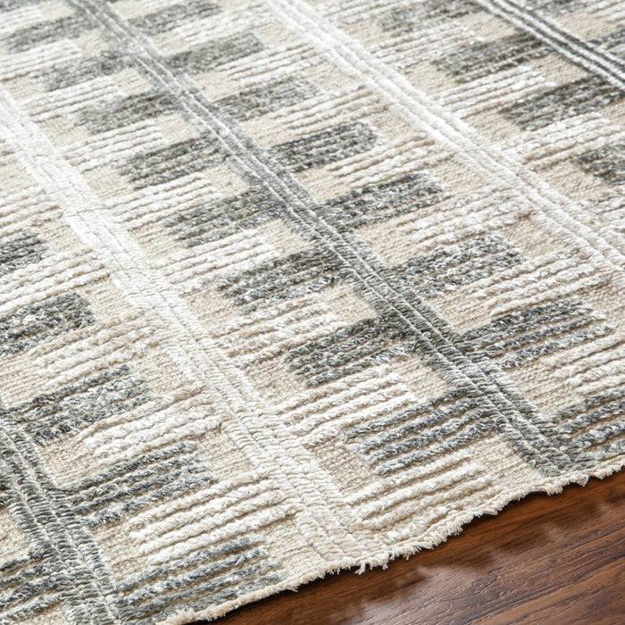 Amina Hand Knotted Rug — Light Beige / Gray | AMA-2302