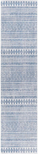 Livabliss Eagean Machine Woven Rug — Blue / Ivory | EAG-2344