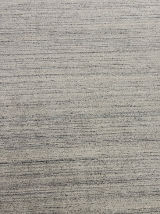 8'X10' Hand-Knotted Silverstone Wool Area Rug- Ivory/Grey