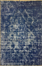 9'X12' Hand-Knotted Persian Wool Area Rug- Blue/Grey
