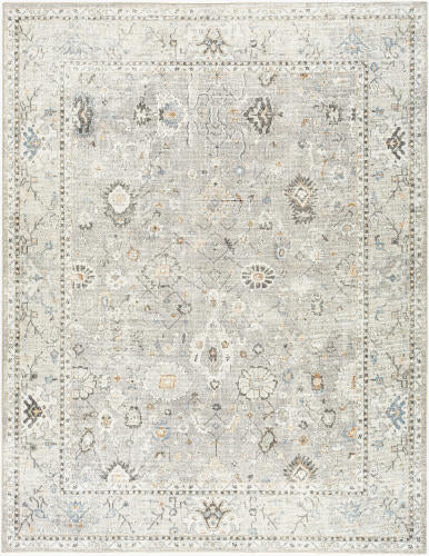 Davina Machine Woven Rug — Gray / Beige Multi | BOCC-2300 - performance