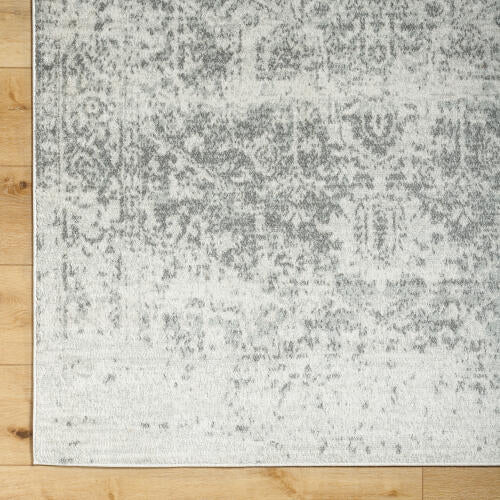 Livabliss Harput Machine Woven Rug — Light Gray / Ivory | HAP-1024