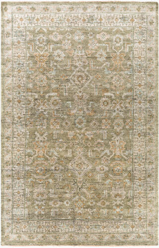 Reign Handmade Wool Rug — Sage / Sand | REG-2303 - construction