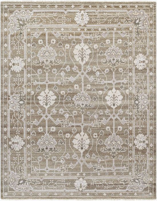 Almeria Hand Knotted Rug — Light Brown / Gray | ALM-2305