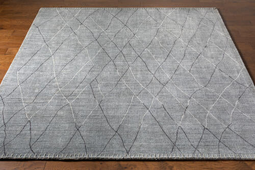 Arlequin Handmade Wool & Viscose Rug — Charcoal | ARQ-2300