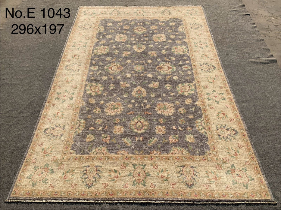 6’4” × 9’7” Genuine Hand-Knotted Wool Rug
