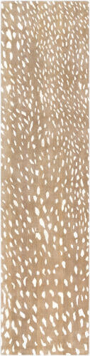 Athena Handmade Wool Rug — Light Brown / Cream | ATH-5162