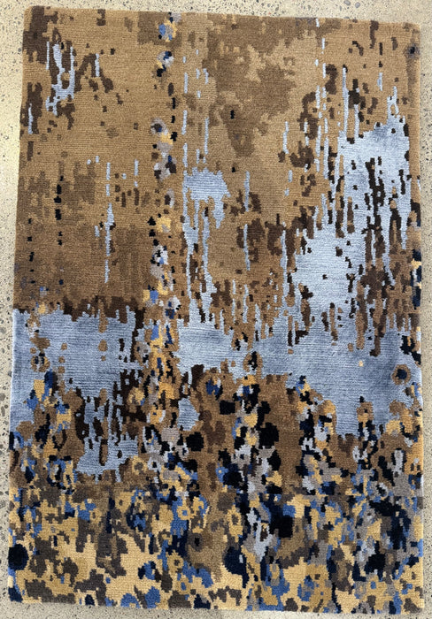 2'x3' 100% Wool Nepali Hand Knotted Area Rug