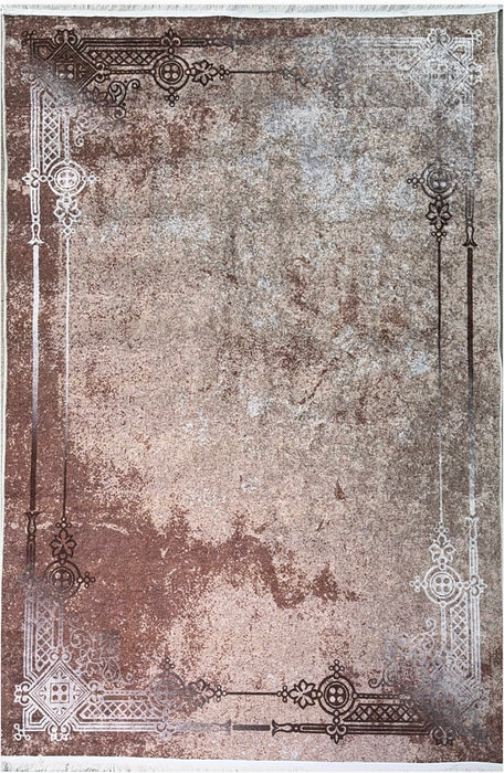 5'x8' Mystic Terracota Machine Washable Area Rug