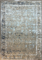 8'0X10'0 Hand Knotted 100% Wool/Silk Jannat Area Rug