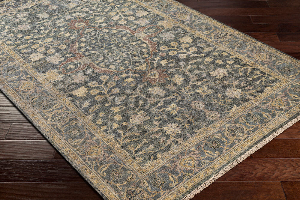 Anatolia Hand Knotted Rug — Olive / Mauve | ANY-2303 - colour & pattern