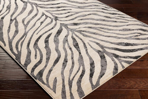 City Machine Woven Rug — Gray / Ivory | CIT-2300