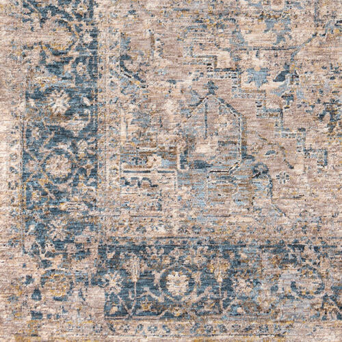 Livabliss  Mirabel Machine Woven Rug — Taupe / Denim | MBE-2312