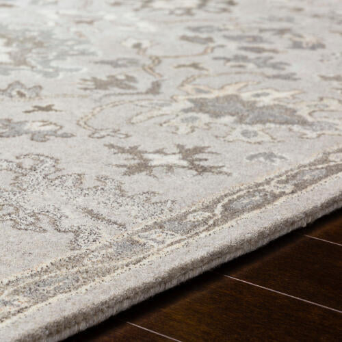 Caesar Handmade Wool Rug — Gray / Taupe | CAE-1197