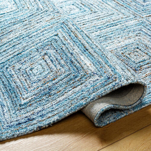 Calgary Handmade Rug — Denim / Sky Blue | CGR-2301