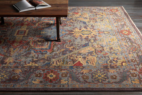 Cappadocia Handmade Wool Rug — Blue / Rust Multi | CPP-5022