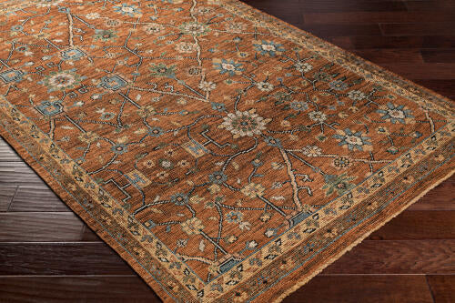 Reign Handmade Wool Rug — Rust / Multi | REG-2301