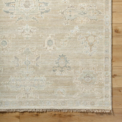 Antalya Handmade Wool Rug — Beige / Mist | AAT-2305