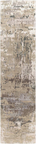 Arte Handmade Wool & Viscose Rug — Gray / Taupe | RTE-2303