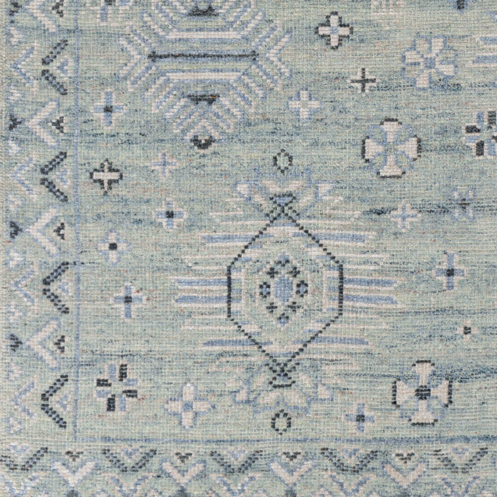 Almeria Hand Knotted Rug — Denim / Dusty Sage | ALM-2302