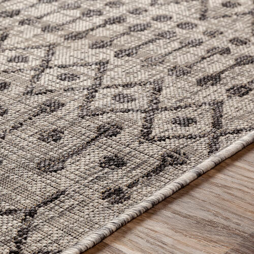 Livabliss Eagean Machine Woven Rug — Taupe / Charcoal | EAG-2334
