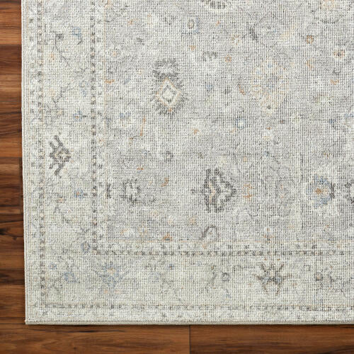 Davina Machine Woven Rug — Gray / Beige Multi | BOCC-2300