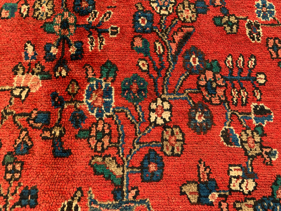 12'0 x 9'0 Hand-Knotted Persian Wool Rug - Red Floral Medallion Design - KBHM-986