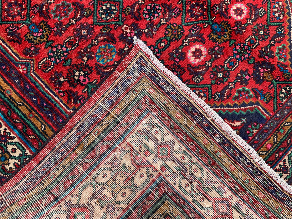 10'2 x 6'10 Hand-Knotted Persian Wool Rug - Red Medallion Design - KBHM-993