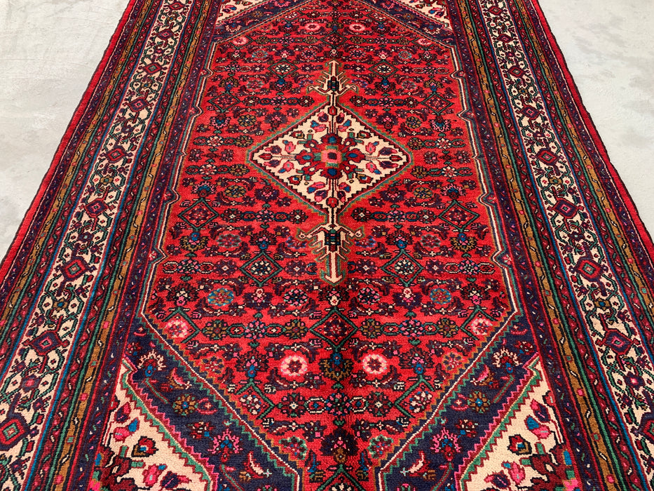 10'2 x 6'10 Hand-Knotted Persian Wool Rug - Red Medallion Design - KBHM-993