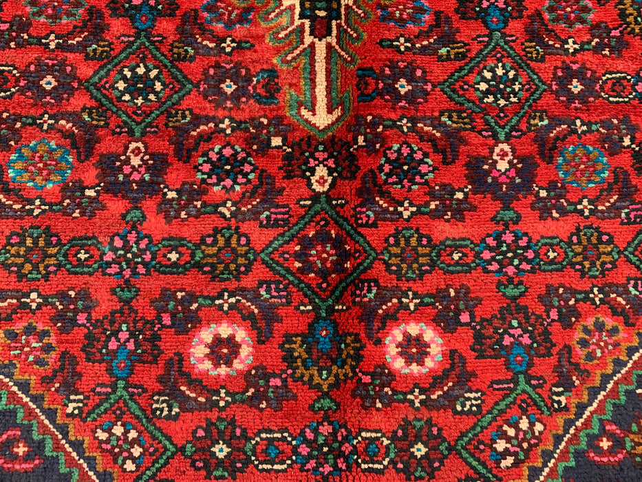 10'2 x 6'10 Hand-Knotted Persian Wool Rug - Red Medallion Design - KBHM-993