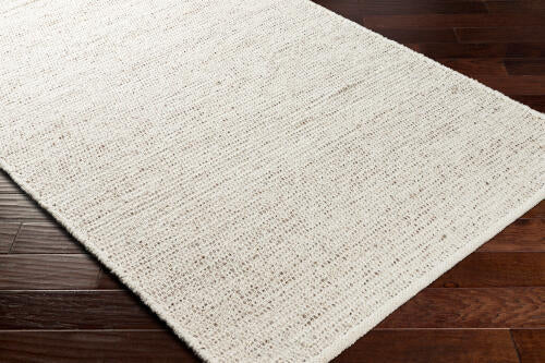 Azalea Handmade Rug — Light Beige / Black | AZA-2326