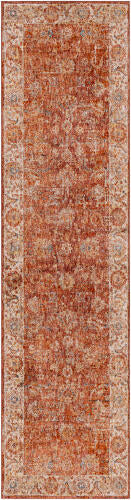 Livabliss  Mirabel Machine Woven Rug — Rust / Cream | MBE-2307