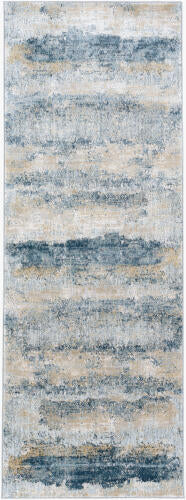 Brunswick Machine Woven Rug — Blue / Sand | BWK-2304