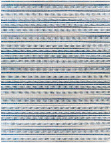 Livabliss Eagean Machine Woven Rug — Blue / Ivory | EAG-2337